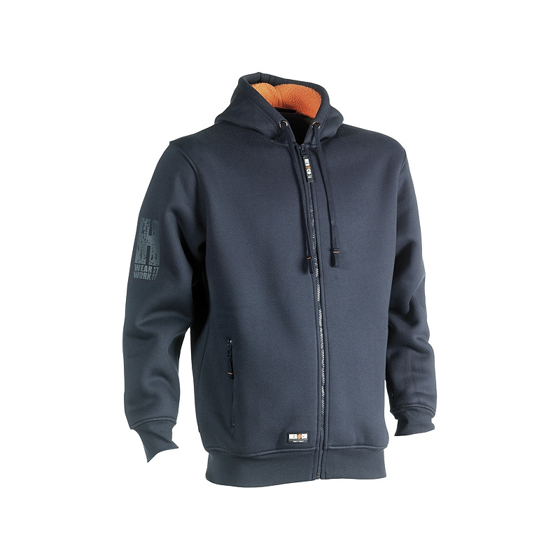 Gilet à capuche Odysseus bleu marine XXL HEROCK