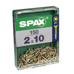 Vis Pozi Jaune SPAX 2x10mm – Lot de 150 pièces | SPAX