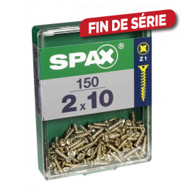 Vis TF Pozi jaune SPAX Ø 2 x 10 mm 150 pièces SPAX