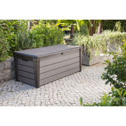 Coffre de rangement Brushwood 145 x 69,7 x 60,3 cm KETER Coffre de rangement Brushwood 145 x 69,7 x 60,3 cm KETER