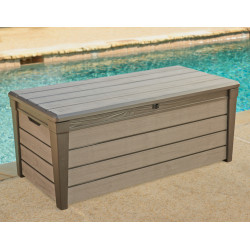Coffre de rangement Brushwood 145 x 69,7 x 60,3 cm KETER Coffre de rangement Brushwood 145 x 69,7 x 60,3 cm KETER