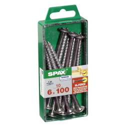 Vis HI Force 6x100mm 10 pièces SPAX – fixation robuste | SPAX