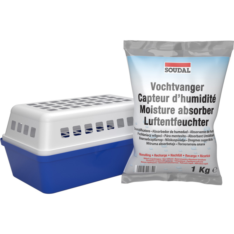 Absorbeur d'humidité avec recharge 1 kg SOUDAL