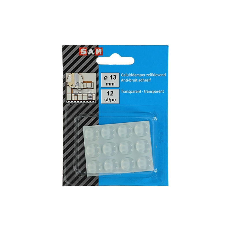 Butée d'insonorisation adhésive Ø 13 mm – Anti-bruit | SAM