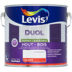 Laque Bois Blanche Brillante 2,5L – Finition Parfaite | LEVIS