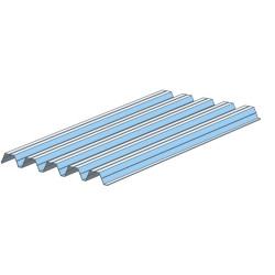 Toiture en bac acier pour carport gris – protection durable | SOLID
