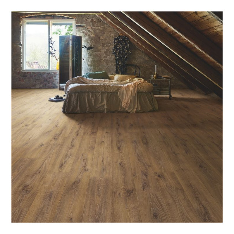 Sol stratifié Sensation Lame Moderne chêne de grange 1,57 m² PERGO Sol stratifié Sensation Lame Moderne chêne de grange 1,57 m² PERGO