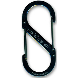 Mousqueton S-Biner 89mm Noir – Robuste et Pratique | CHAPUIS