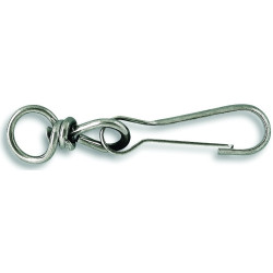 Porte-mousqueton simplex 80mm – Acier zingué | CHAPUIS