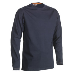 T-shirt à manches longues Noet bleu foncé XL – Confort | HEROCK