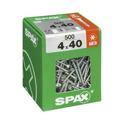 Vis universelle Torx 4x40mm 500pcs SPAX – Fixation Solide | SPAX