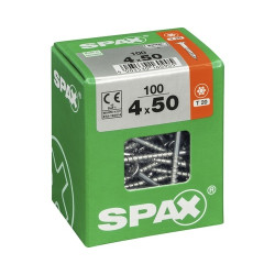 Vis universelle Torx 4x50mm 100 pièces SPAX – Fixation solide | SPAX