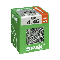Vis universelle Torx 4 × 45 mm, 400 pièces, SPAX – Fixation Pro | SPAX