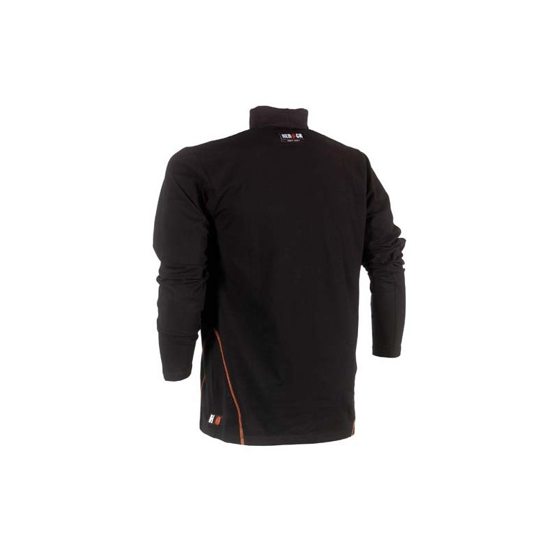 T-shirt Lotis noir à manches longues – confort et style | HEROCK