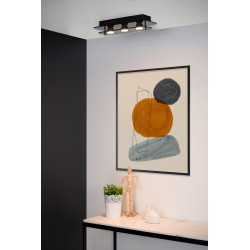 Plafonnier Okno Noir 35cm – Éclairage Moderne | LUCIDE
 Plafonnier Okno Noir 35cm – Éclairage Moderne | LUCIDE