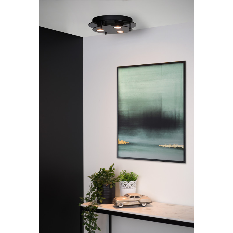 Plafonnier Okno Noir 30cm – Éclairage Moderne | LUCIDE
 Plafonnier Okno Noir 30cm – Éclairage Moderne | LUCIDE