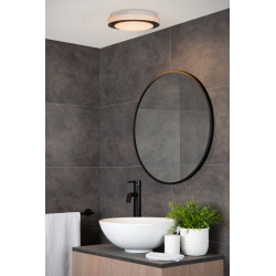 Plafonnier LED Dimy Noir 12W – Éclairage Salle de Bain | LUCIDE
 Plafonnier LED Dimy Noir 12W – Éclairage Salle de Bain | LUCIDE