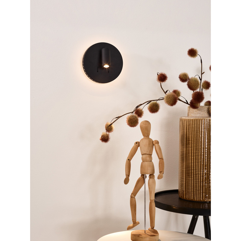 Applique LED Bentjer noire 6W/3W – Éclairage moderne | LUCIDE
 Applique LED Bentjer noire 6W/3W – Éclairage moderne | LUCIDE
