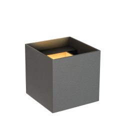 Applique LED Xio grise – Éclairage moderne | LUCIDE

