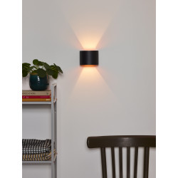Applique LED Xio ronde noire 4W – Éclairage Design | LUCIDE
 Applique LED Xio ronde noire 4W – Éclairage Design | LUCIDE
