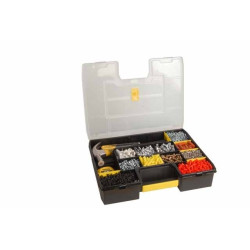 Boîte à compartiments Sortmaster – Rangement Optimal | STANLEY
 Boîte à compartiments Sortmaster – Rangement Optimal | STANLEY