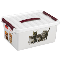 Box de rangement Q-line Pet Décor 15L – Organisez avec style | SUNWARE