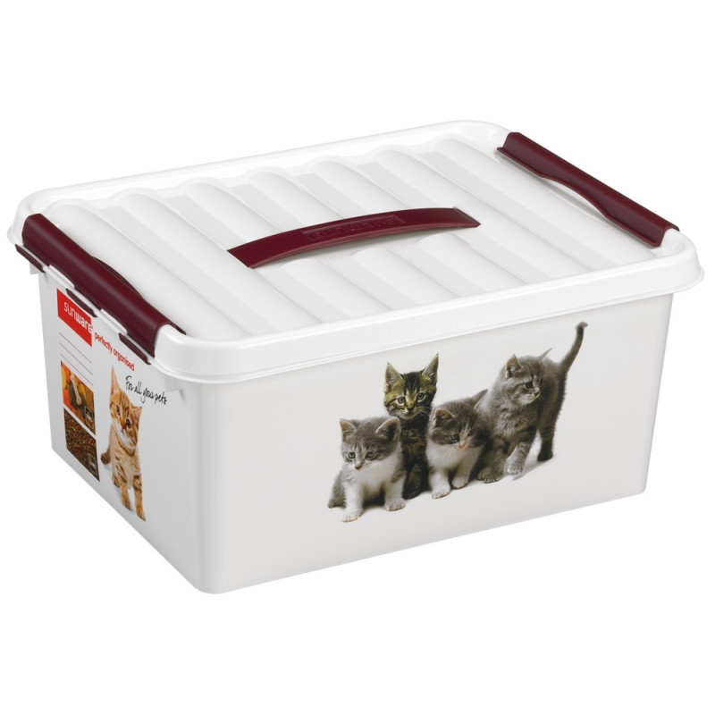 Box de rangement Q-line Pet Décor 15 L SUNWARE