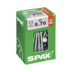 Vis Universelle Torx 5x70mm 50pcs SPAX – Fixation Robuste | SPAX