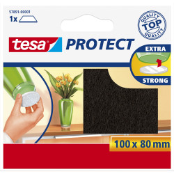 Patin en feutre Protect brun 100 x 80 mm TESA