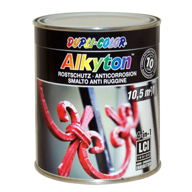 Laque anticorrosion Alkyton noire brillante 0,75 L DUPLI-COLOR