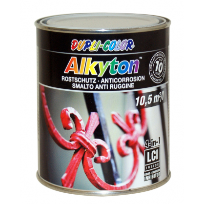 Peinture anticorrosion martelée Alkyton 0,75 L DUPLI-COLOR