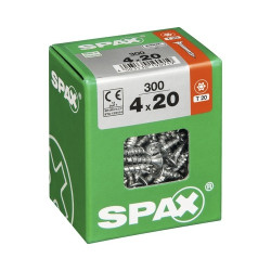 Vis universelles Torx 4 x 20 mm SPAX – Lot de 300 pièces | SPAX