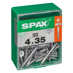Vis universelle Torx 4x35mm 50pcs SPAX – Fixation Fiable | SPAX