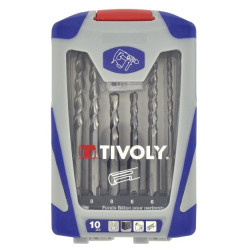 Coffret Forets Béton SDS 10 Pièces – Percement Facile | TIVOLY Coffret Forets Béton SDS 10 Pièces – Percement Facile | TIVOLY
