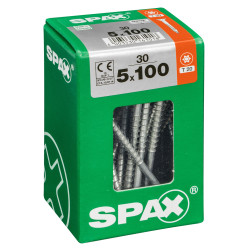 Vis universelle Torx 5x100mm SPAX – Lot de 30 pièces | SPAX