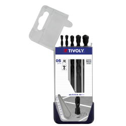 Coffret de 5 forets pour carrelage – Perçage facile | TIVOLY