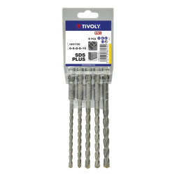 Foret SDS+ 160mm 5 pièces TIVOLY – Percement précis | TIVOLY