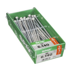 Vis universelle Torx 6x140mm SPAX – Lot de 50 pièces | SPAX