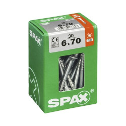 Vis universelle Torx 6x70mm SPAX – Lot 30 pièces | SPAX