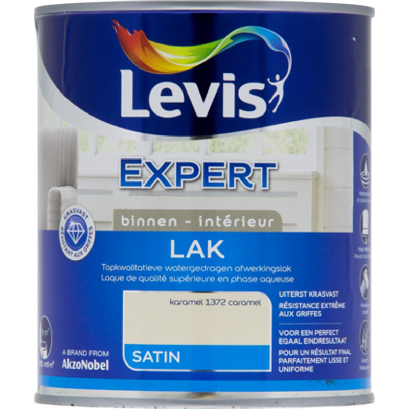 Laque Expert Intérieur caramel 0,75 L LEVIS