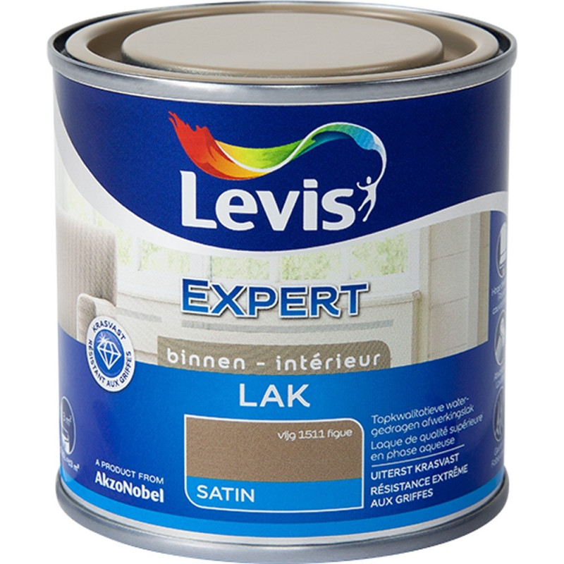 Laque Expert Intérieur figue 0,25 L LEVIS