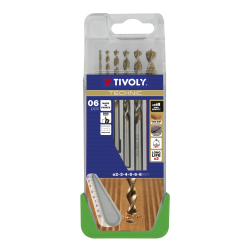 Coffret 5 forets bois Technic – Précision & Durabilité | TIVOLY