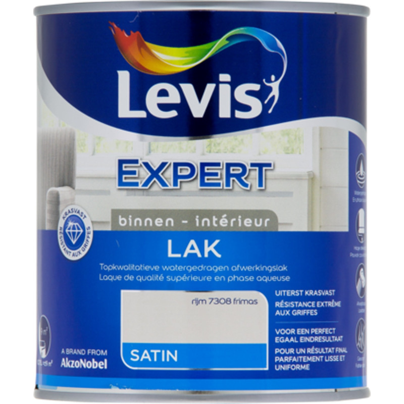 Laque Expert Intérieur frimas 0,75 L LEVIS