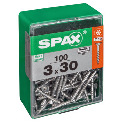Vis universelle Torx 3x30mm 100pcs SPAX – Fixation Fiable | SPAX