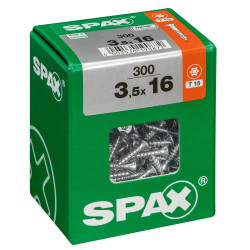 Vis universelle Torx 3,5 x 16 mm 300 pièces – Fixation fiable | SPAX