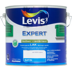 Laque Expert Extérieur Blanche 2,5L – Peinture Durable | LEVIS