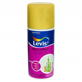 Laque Déco Spray or métallique 0,15 L LEVIS