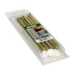 Vis SPAX Torx pour châssis 7,5 × 150 mm – Lot de 6 pièces | SPAX