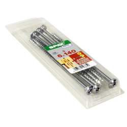 Vis HI Force 6 x 140 mm 6 pièces SPAX – Fixation robuste | SPAX