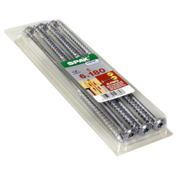 Vis HI Force 6 x 180 mm – 6 pièces SPAX – Fixation robuste | SPAX